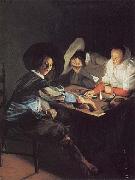 Judith leyster A Game of Tric-Trac France oil painting artist